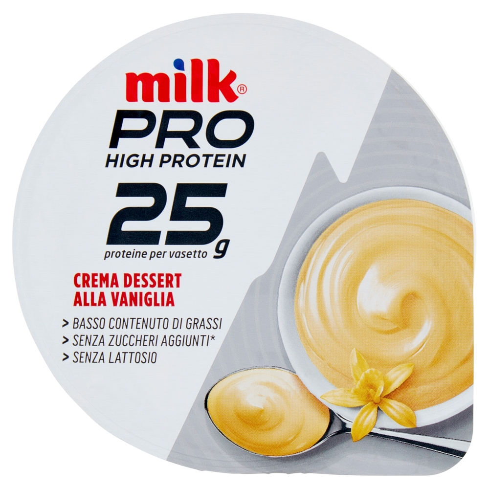 Milk Pro High Protein 25g Crema Dessert alla Vaniglia 250 g